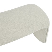 Sylus Boucle Ottoman Bench